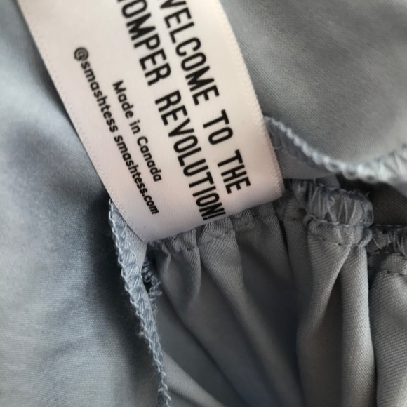 NWT Smash & Tess Sunrise Mini Sky Blue L dress puff sleeve coquette cottage core - Picture 12 of 16